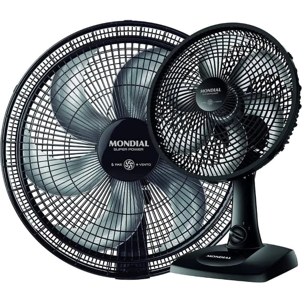 Ventilador 30cm VSP-30 Mesa Potente Silencioso 3 Velocidades Turbo Econômico Mondial Entrega rápida