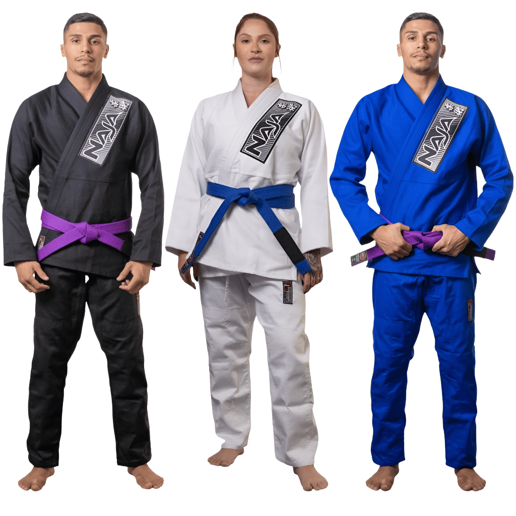 KIMONO JIU JITSU TRANÇADO REFORÇADO PROFISSIONAL BRAVE NAJA | Shopee Brasil