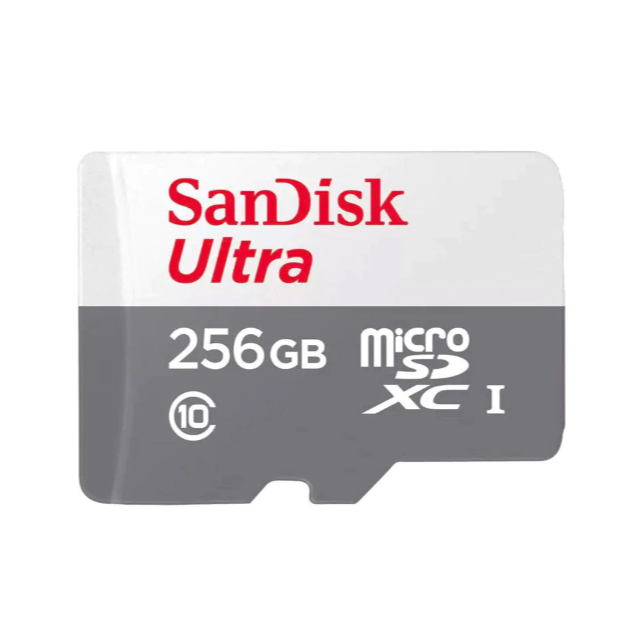 Cartão de Memória MicroSD 256GB Ultra – Alta Velocidade para Vídeos HD