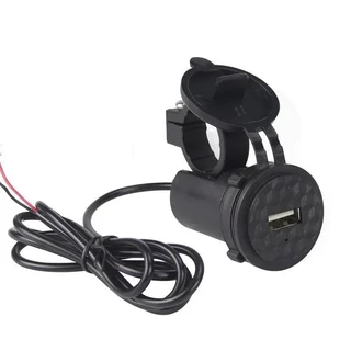 Carregador Celular USB para Moto Tomada Impermeável Universal