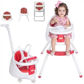Cadeira Cadeirão de Alimentação de Bebê  4 em 1 Infantil Comer Refeição Booster Brinquedo Carrinho em Oferta na Shopee