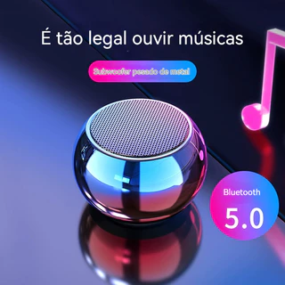 Mini Caixa De Som M3 Tws De Metal Bluetooth Amplificada de 3W Potente em Oferta na Shopee