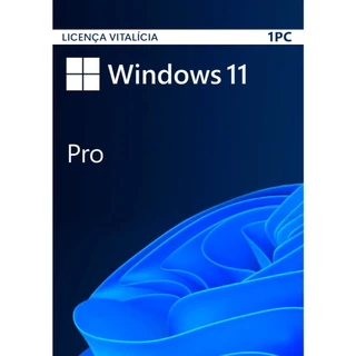 Licença Microsoft Windows 11 Pro Chave Original Vitalicia-1PC