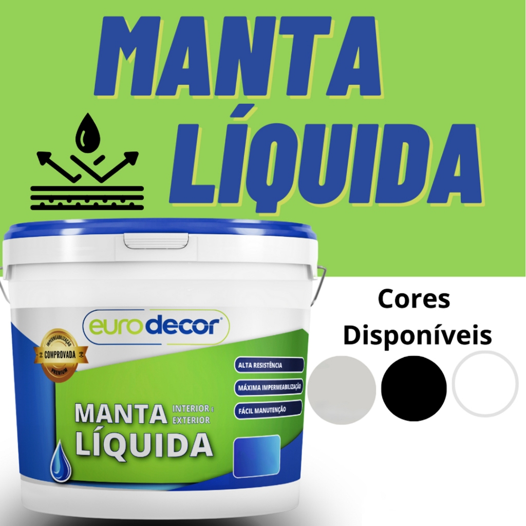 Manta Líquida Impermeável Emborrachada Infiltração Vazamentos | Shopee ...