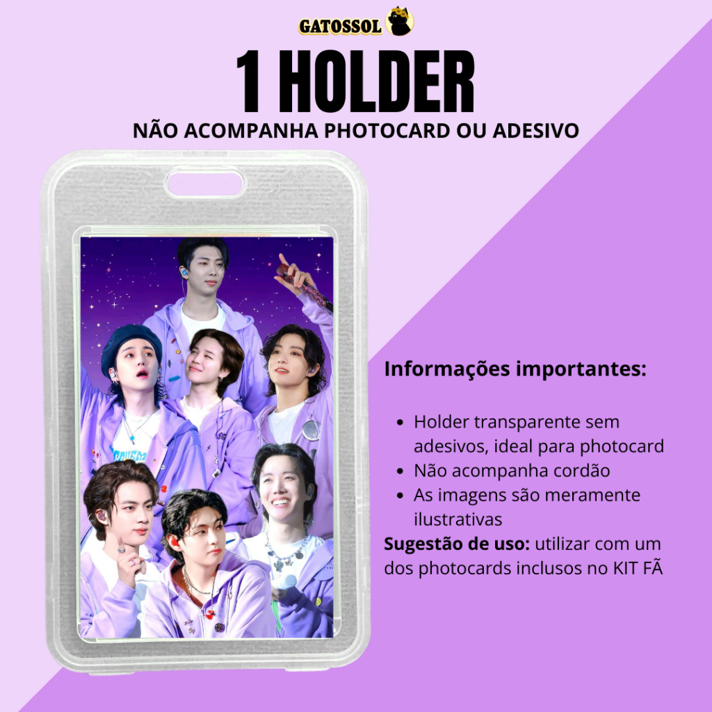 KIT FÃ ARMY - BTS - Bangtan Boys - Jungkook, V, Jin, SUGA, J-Hope