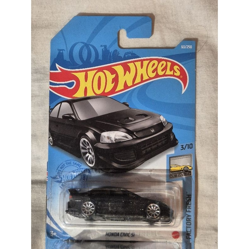 Hot wheels honda civic si preto