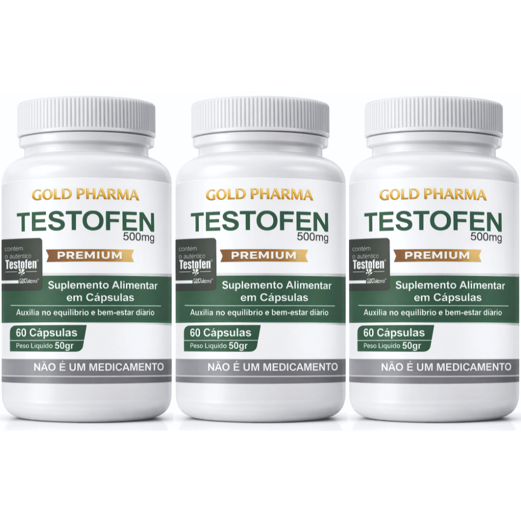 TESTOFEN 500mg Original Galena | Shopee Brasil