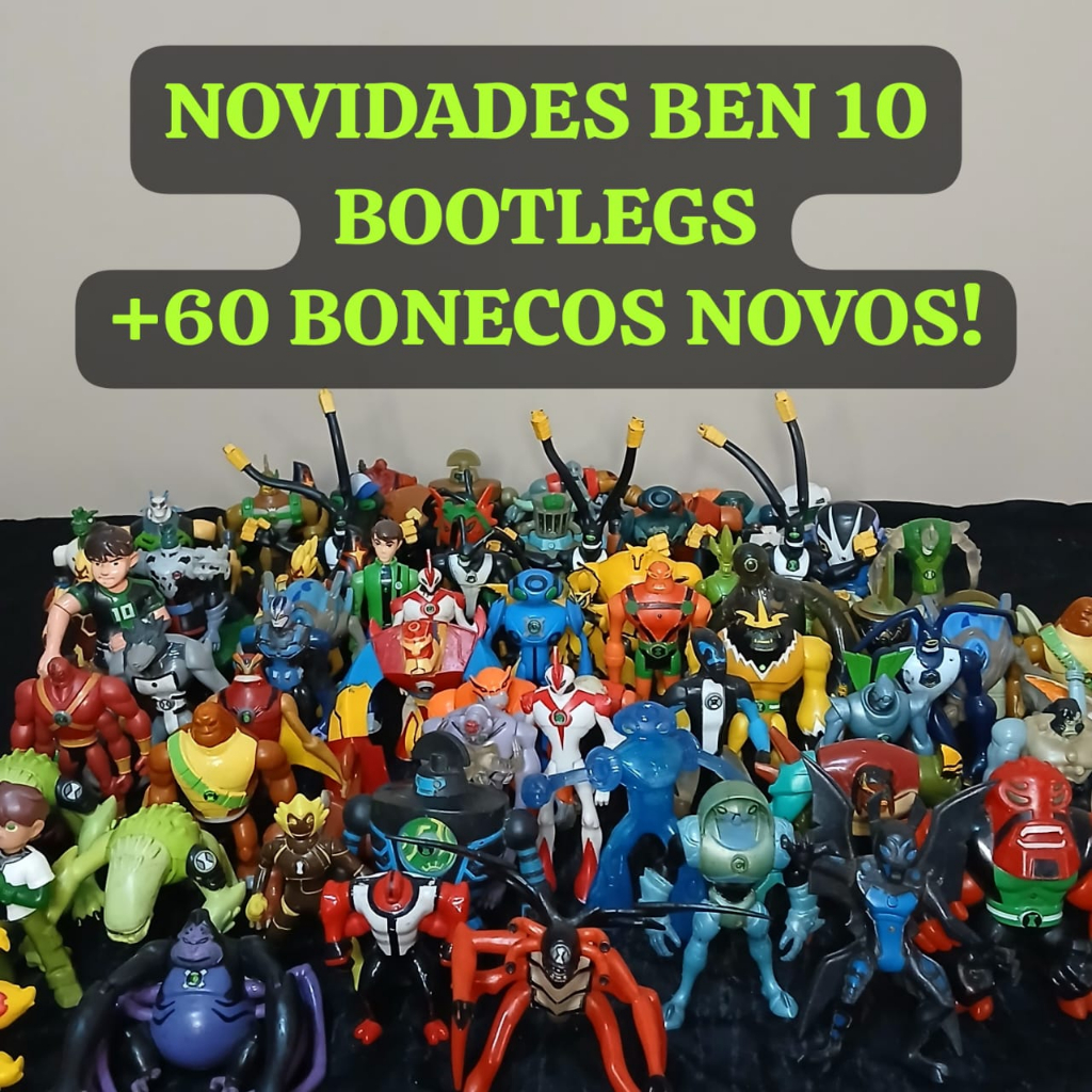 【BOOTLeG】 BONECOS BEN 10 BOOTLEGS E ORIGINAIS - CHROMASTORE | Shopee Brasil