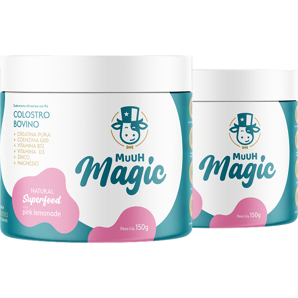 Kit 2 Unidades - Magic Muuh Original Colostro + Creatina - Suplemento ...