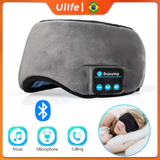Máscara de Dormir com Bluetooth Recarregável Música por Conectividade Celular, Conforto Ajustável em Oferta na Shopee