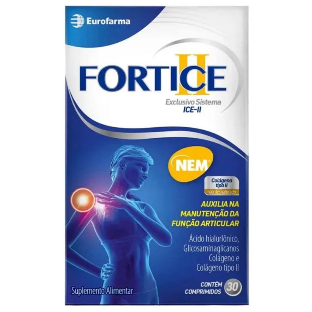 Fortice Colágeno tipo || com 30 comprimidos | Shopee Brasil