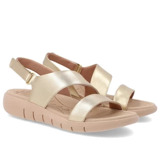 Sandalia Usaflex em couro fechamento em velcro facite plantar, esporão REF:UC08006003 em Oferta na Shopee