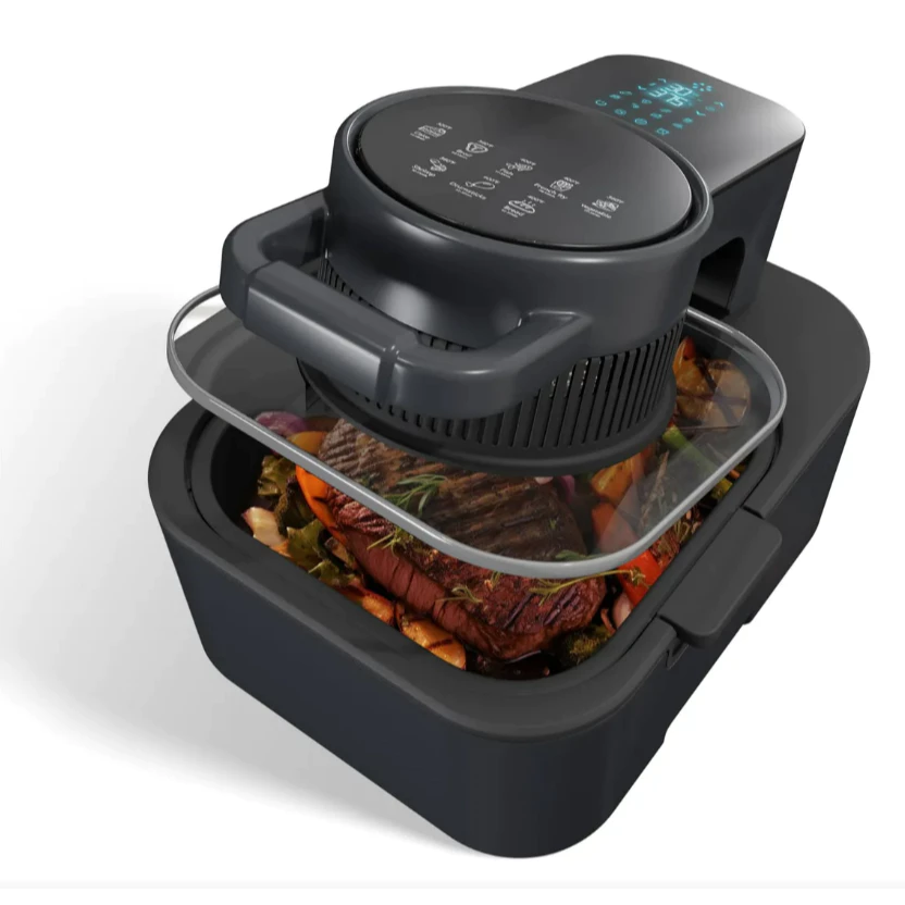 Fritadeira Elétrica Sem Óleo Air Fryer 2w 6 Em 1 8l 1350w