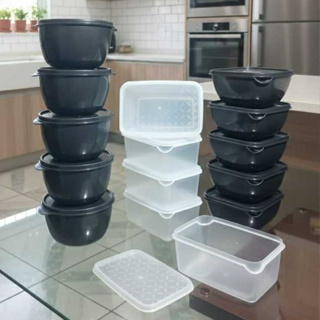 Kit 15 Potes Ou Opçaõ De 12 Potes Herméticos para Alimentos | Vários Tamanhos | Organização de Cozinha