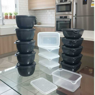 Kit 15 Potes Ou Opçaõ De 12 Potes Herméticos para Alimentos | Vários Tamanhos | Organização de Cozinha