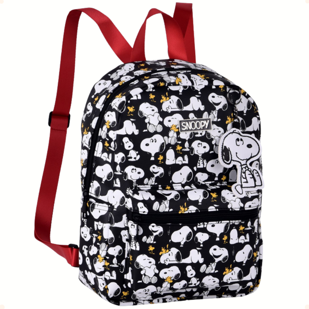Mochila Oficial Snoopy 5 Litros 25x20x10cm 13 Polegadas REF