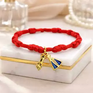 Pulseira Kabbalah com Fio Resistente e Ajustável