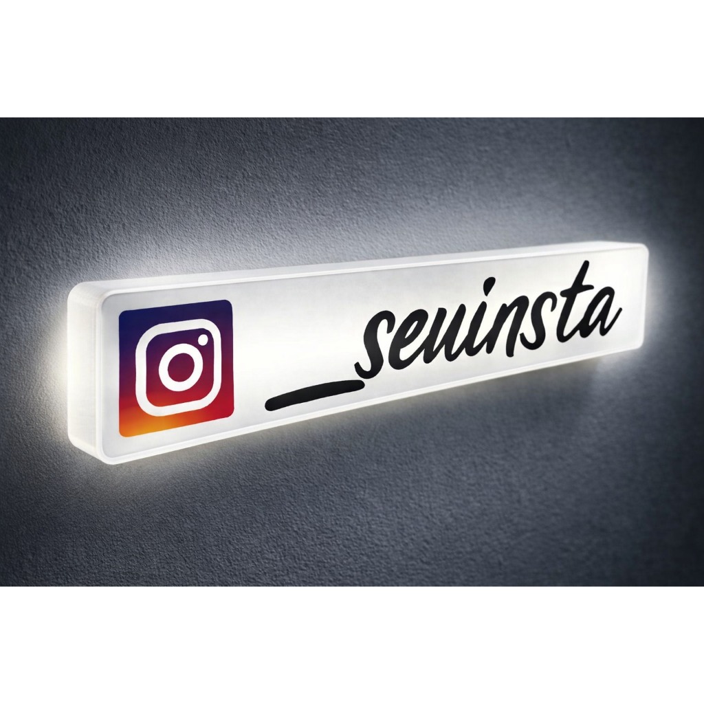 Letreiro Luminoso Seu Whats 50cm led sua marca personalizado decoração ...
