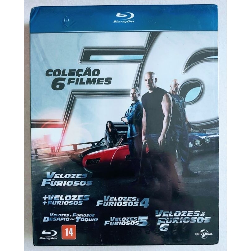 Blu-ray Velozes e Furiosos - 6 Filmes Lacrado e Original ( RARIDADE ...