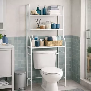 Rack Estante Para Banheiro Prateleira Vaso Sanitário em Oferta na Shopee