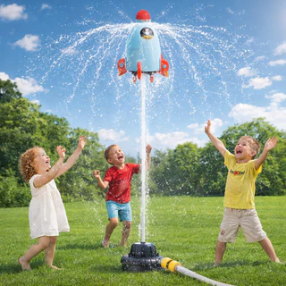 Foguete Água Brinquedo Aquático Divertido Praia Jardim Brinquedo Infantil Unissex