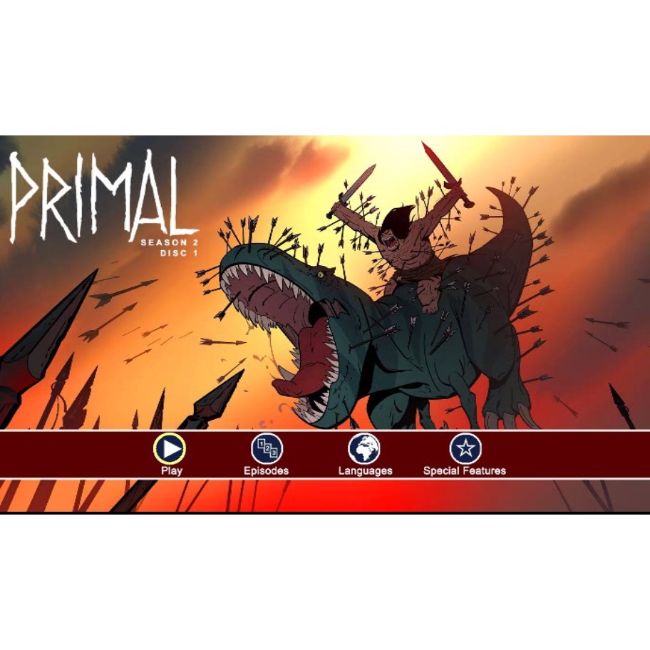 DVD Série Primal Segunda Temporada Completa desenho em dvd
