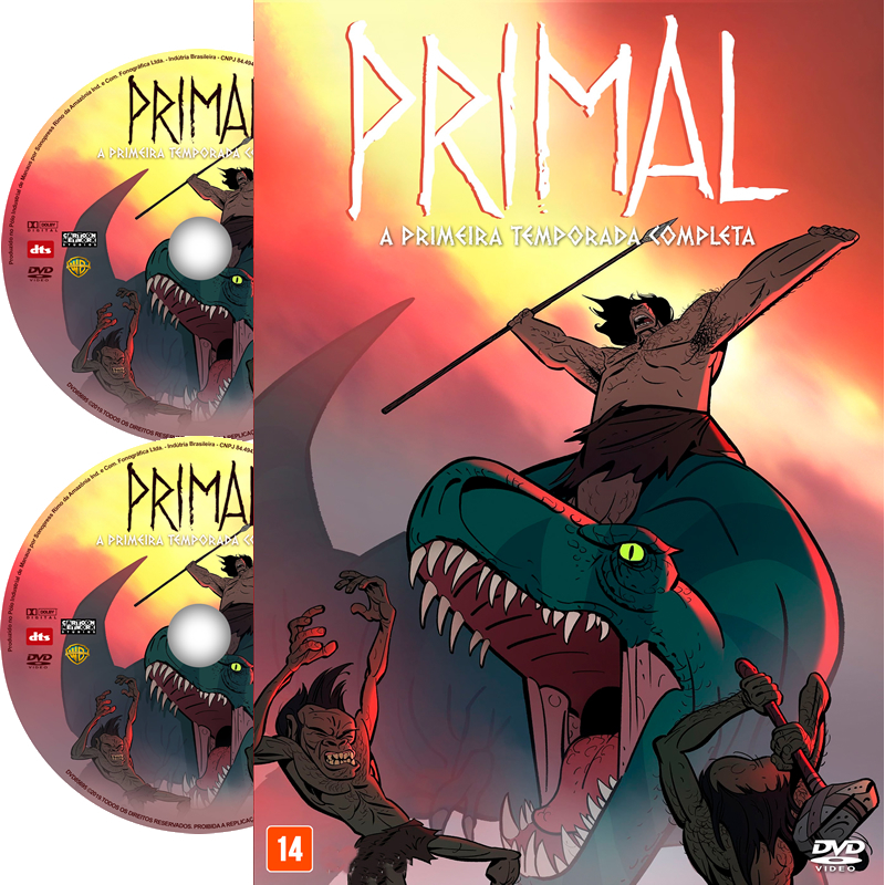 DVD - Série Primal Primeira Temporada Desenho | Shopee Brasil