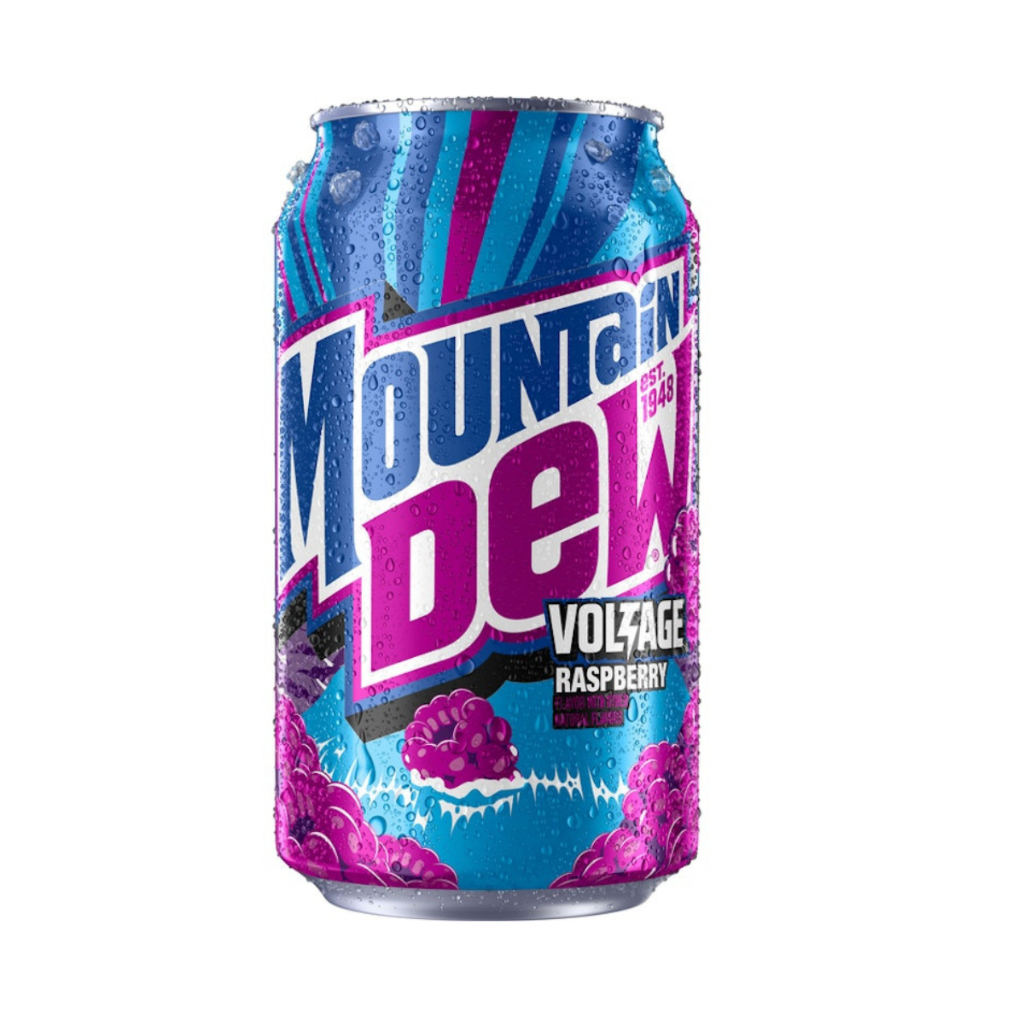 Refrigerante Mountain Dew Voltage Raspberry Importado 355ml | Shopee Brasil