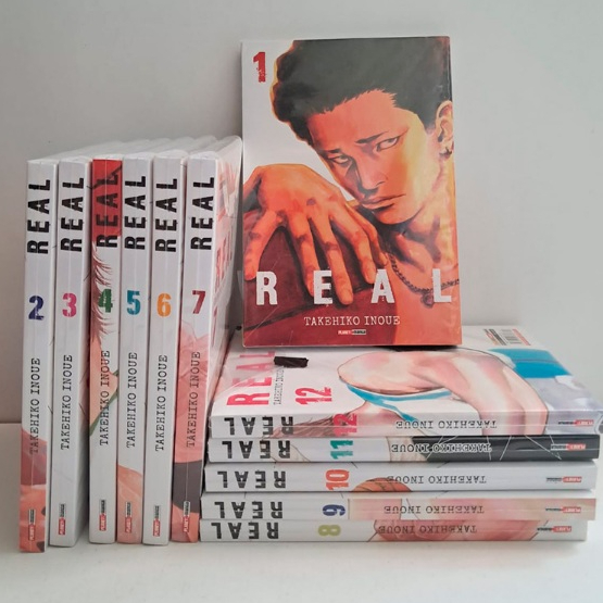 Mangá Real - Volume 1 ao 12 - Takehiko Inoue | Shopee Brasil