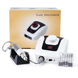 Lixadeira Eletrica Motor Drill Pro 508 45.000 RPM Alongamento Unha Gel em Oferta na Shopee