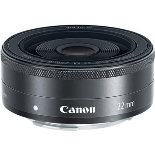 Canon EF-M 22mm f/2 STM Lente Prime Grande Angular – Preta/Prata