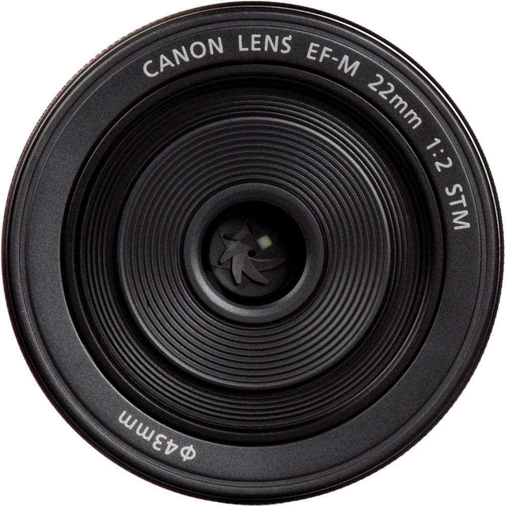Canon EF-M 22mm f/2 STM Lente Prime Grande Angular – Preta/Prata
