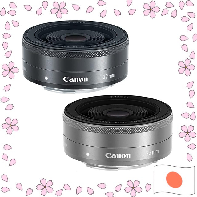 Canon EF-M 22mm f/2 STM Lente Prime Grande Angular – Preta/Prata