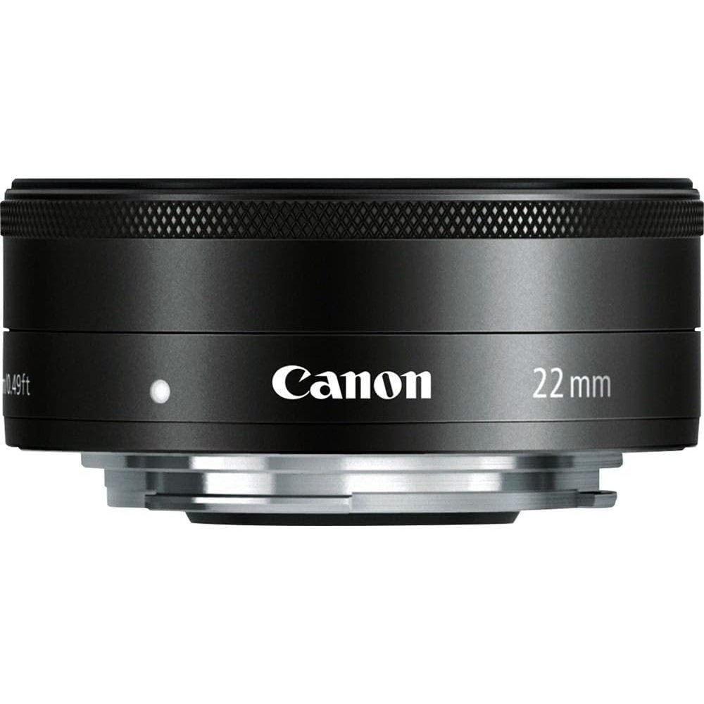 Canon EF-M 22mm f/2 STM Lente Prime Grande Angular – Preta/Prata