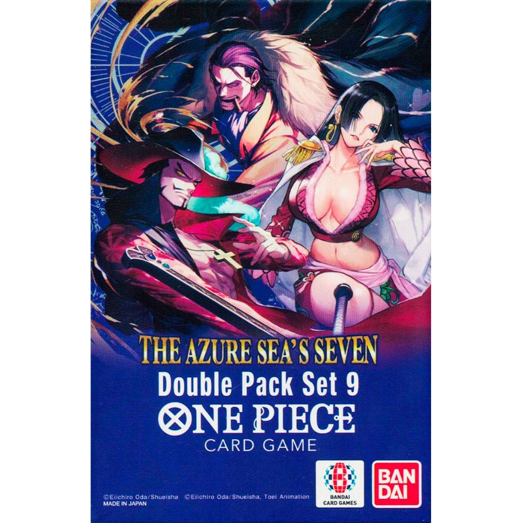 One Piece TCG Double Pack Set DP-09 The Azure Seas Seven Cartas