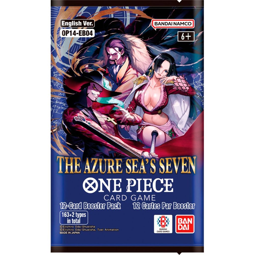 One Piece TCG Double Pack Set DP-09 The Azure Seas Seven Cartas