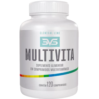 Multivitamínico De A A Zinco 3VS - 120 Doses de Polivitamínico Com Fórmula Avançada E Concentrada