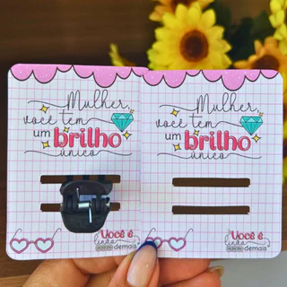 Lembrancinhas Presilha Mimo Cliente Brinde Cabelo Oferta Para Montar Dia das Mulheres em Oferta na Shopee