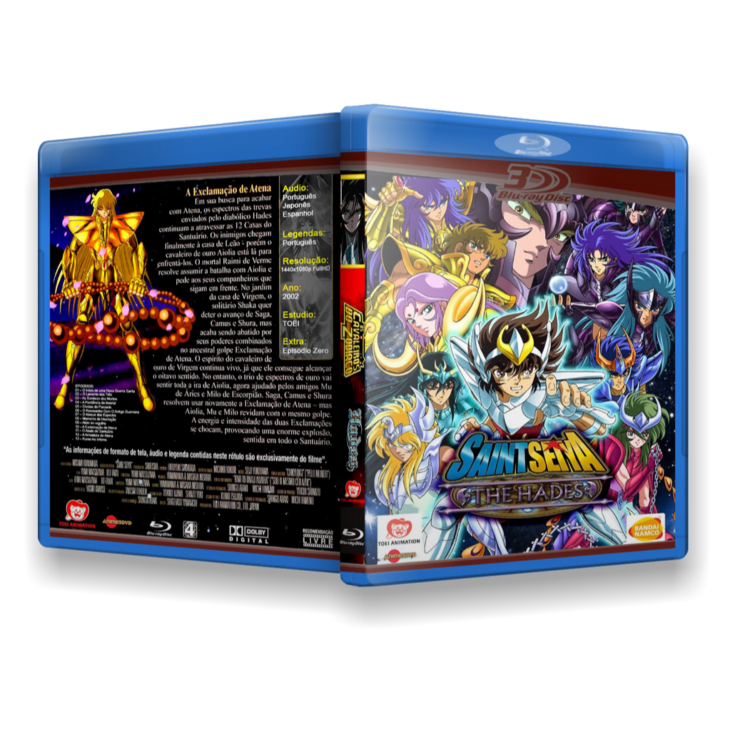 4 【Blu-ray】　Five CD ASASHI Blu-ray Cavaleiros do Zodiaco: Saga de Hades - Serie completa
