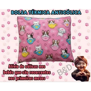 Bolsa/Almofada Térmica de Ervas e Sementes Anti Cólica Alívio de Dor Calmante c Óleo Essencial para Bebê ENVIO IMEDIATO Bolsa/Almofada Térmica de Ervas e Sementes Anti Cólica Alívio de Dor Calmante c Óleo Essencial para Bebê ENVIO IMEDIATO