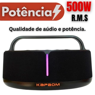alto-falante bluetooth 5.4 sem fio 500W Caixa Subwoofer Som Estéreo De Alta Fidelidade Party Ipx6 em Oferta na Shopee