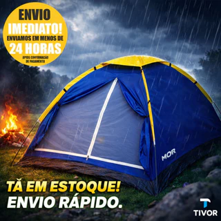 Barraca Camping Iglu 4 Pessoas - Impermeável e Fácil de Montar em Oferta na Shopee