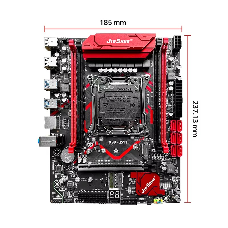 KIT GAMER XEON E5 2680V4 + Placa-Mãe JIESHUO X99-JS11 + CHIP TPM