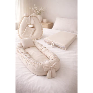 Ninho Redutor, Almofada de Amamentação e Trocador com Capa Plástica Impermeável em Oferta na Shopee