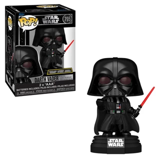 FUNKO POP STAR WARS LIGHT AND SOUNDS - DARTH VADER 795 NOVO ORIGINAL em Oferta na Shopee