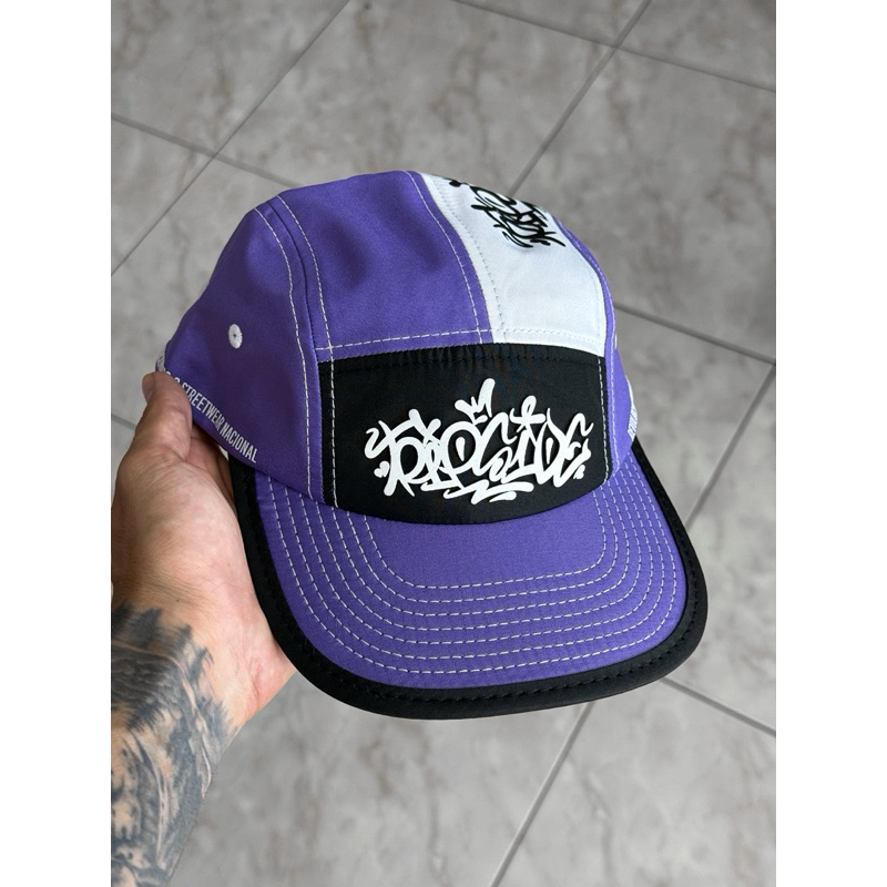 Boné TripSide Five Panel Aba Mole Preto/Roxo