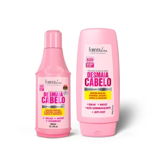 Kit Desmaia Cabelo Shampoo E Condicionador Forever Liss em Oferta na Shopee