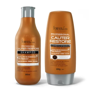 Kit Shampoo e Condicionador Cauterização Forever Liss em Oferta na Shopee