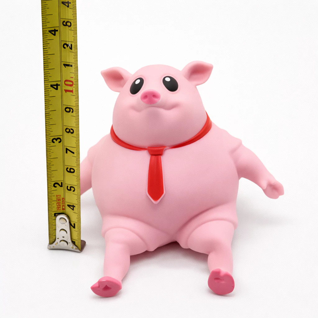 Porquinho Rosa Antiestresse de Espremer para Crianças e Adultos miniatura 4