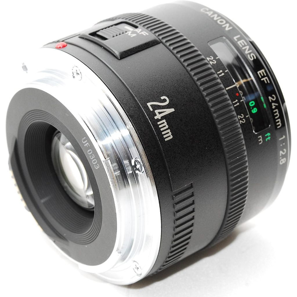 Canon EF 24mm f/2.8 Lente Prime Grande Angular Compatível Full